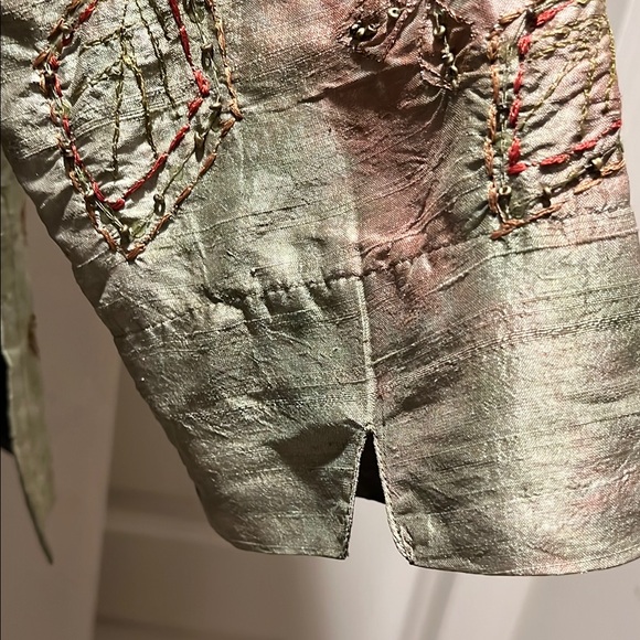 Chico's Multicolor Embroidered Jacket - Picture 4 of 5